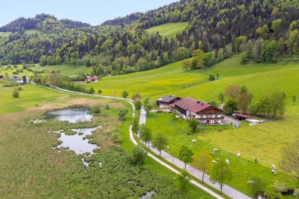 Ruim appartement voor 12 op een boerderij in natuurgebied Schwemm, Walchsee - thumbnail 1
