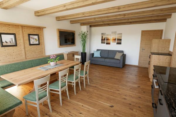 Ruim appartement voor 12 op een boerderij in natuurgebied Schwemm, Walchsee - thumbnail 5