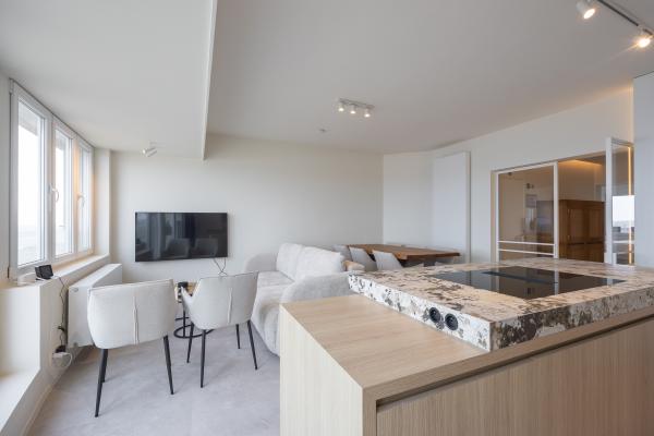 Frontaal zeezicht appartement op 10 meter van het strand in Middelkerke - thumbnail 4
