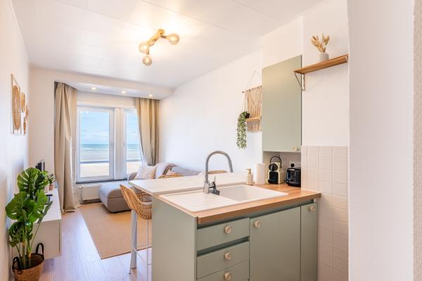 Appartement op zeedijk Koksijde met zeezicht, strand op 10 meter - thumbnail 1