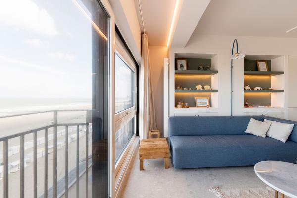 4-persoons hoekappartement met luxe zeezicht in Blankenberge - thumbnail 2