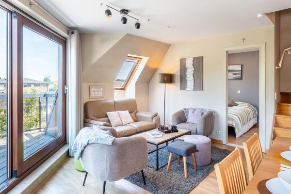 Centraal duplex appartement met terras in De Panne, 6 personen - thumbnail 2