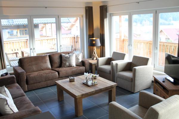 Aan de piste: Luxe vrijstaande villa in centrum Mauterndorf - thumbnail 2