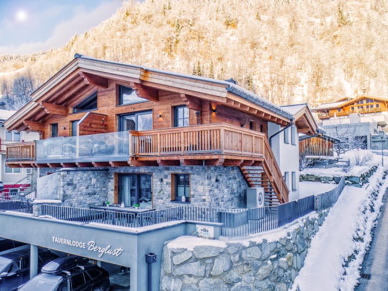 Ski-in/ski-out luxe lodge met balkon, terras en tuin