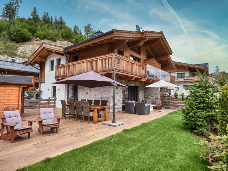 Ferienhaus mit umzäuntem Garten in Wald im Pinzgau (Österreich) und 3 Hunde erlaubt