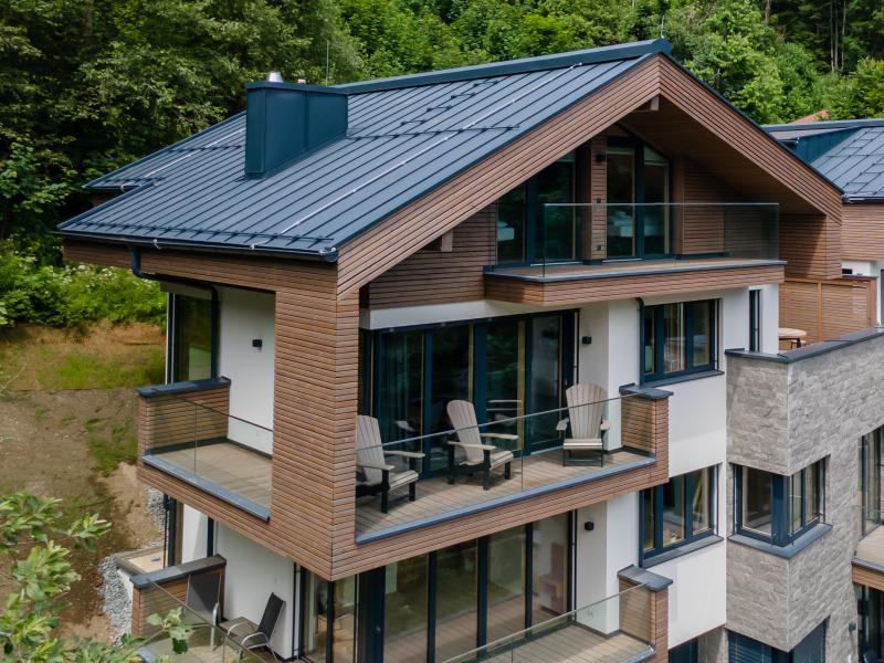 Penthouse de luxe avec terrasse et vue
