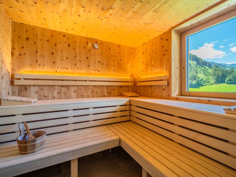 Chalet mit Sauna in der Nähe der Skigebiete

