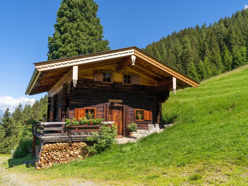 Alpine hut in a remote location
