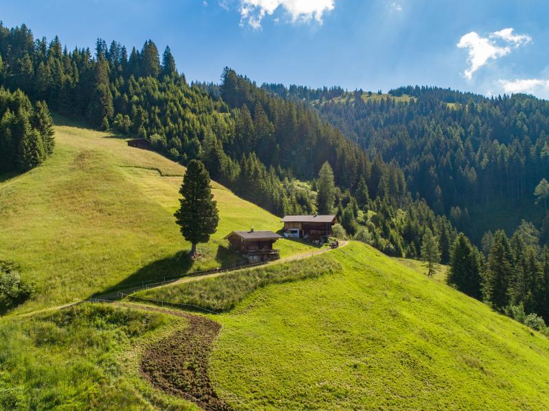 Alpine hut in a remote location
