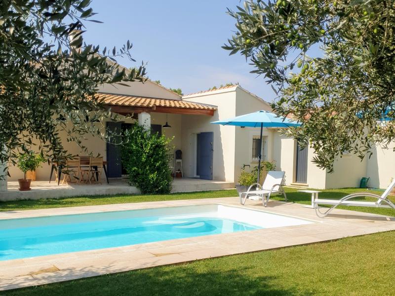 Luxury, modern villa with private pool and beautiful garden