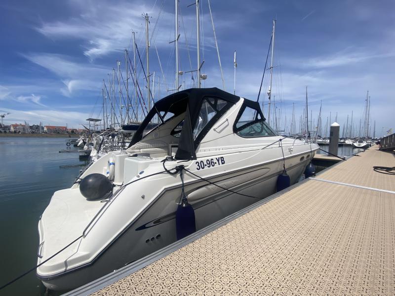 Boat in the Nieuwpoort marina
