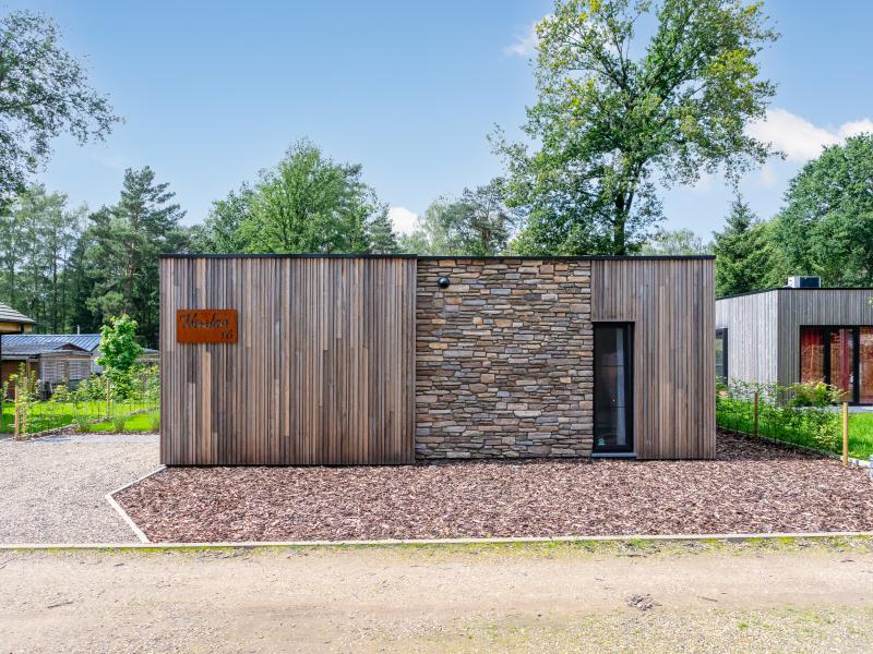 Modern holiday home for 4 people in the woods