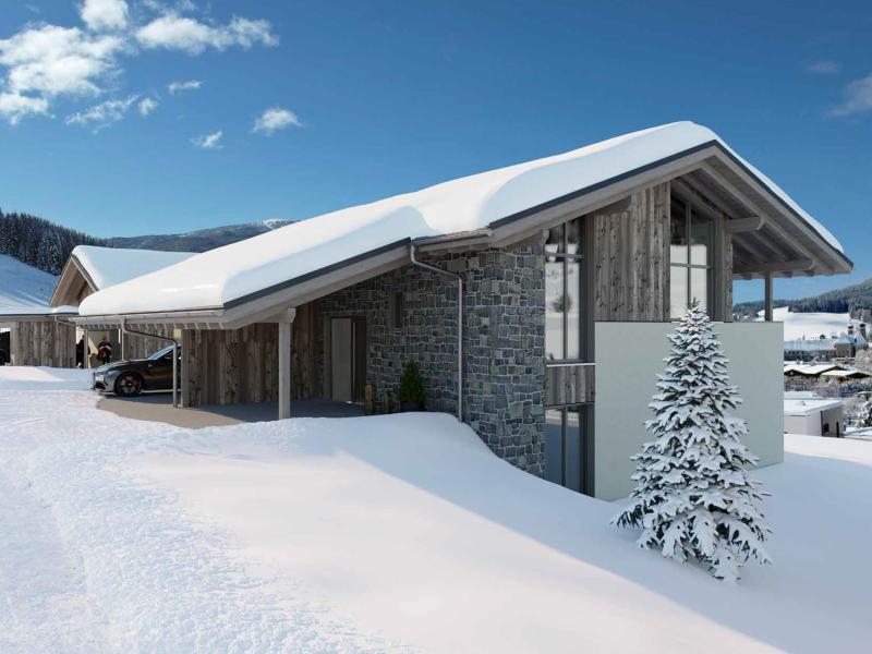 Alpenglück chalet at the ski slope with a sauna