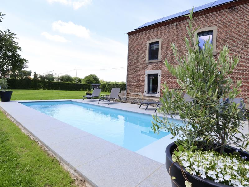 Vakantiehuis met privé zwembad in Gesves (België) voor 10 personen