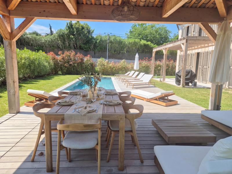 Ferienhaus mit umzäuntem Garten in Saint-Tropez (Frankreich) und 1 Hund erlaubt