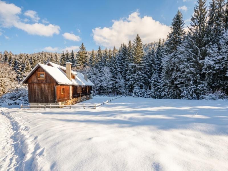 Alpine lodge in ski- en wandelgebied met sauna