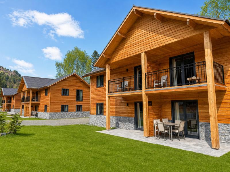 Premium apartment at a lake with mountain views