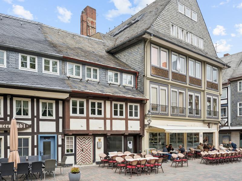 Fachwerkhaus inmittten der Altstadt von Goslar
