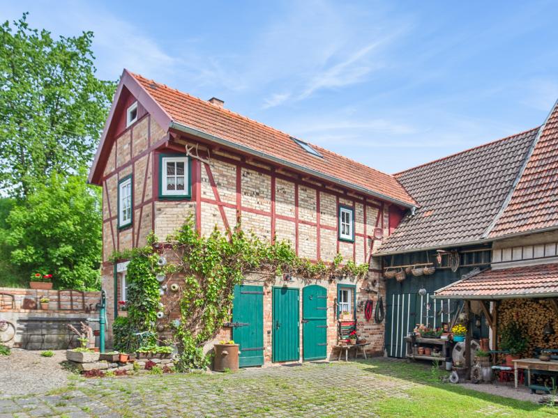 Rustiek huis op oude boerderij in de Zuid-Harz
