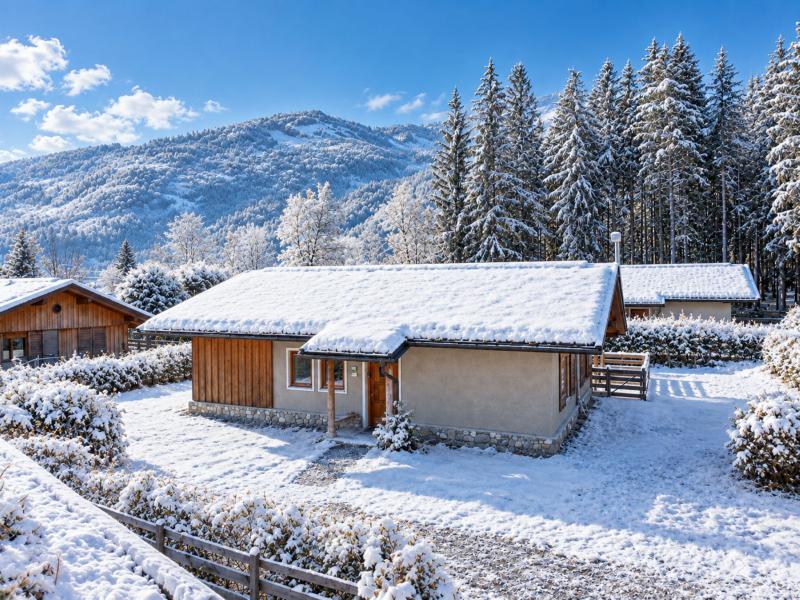 Ferienhaus mit umzäuntem Garten in Hermagor-Pressegger See (Österreich) und 2 Hunde erlaubt