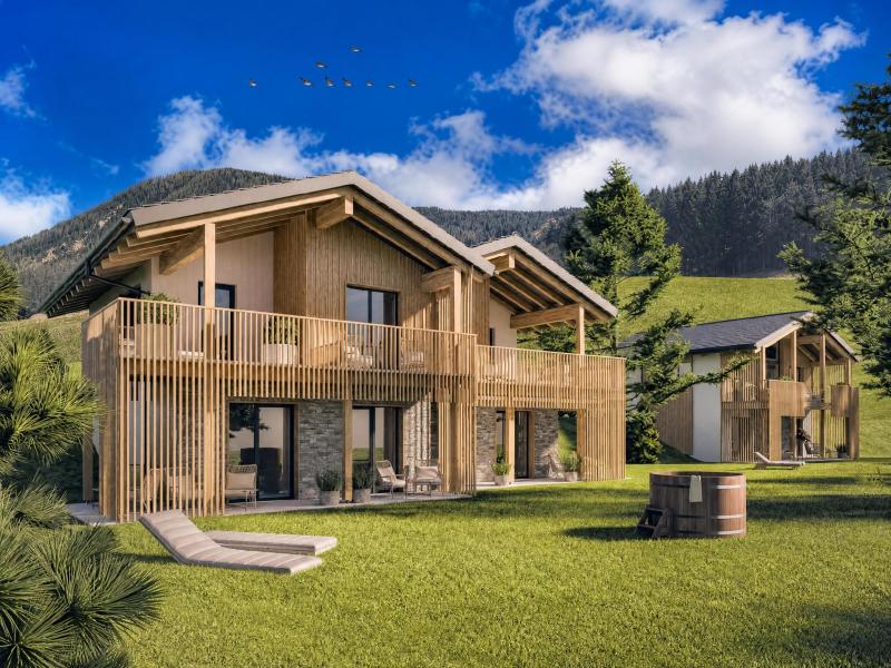 Luxe ski in-ski out chalet met sauna en balkon
