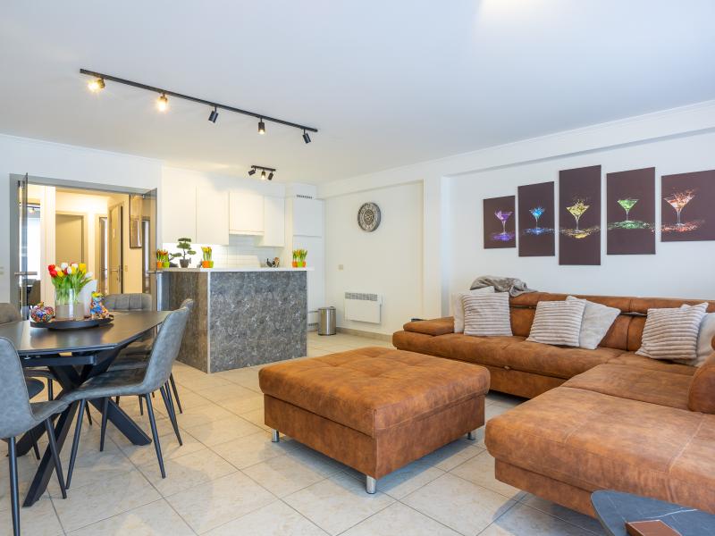 Gelijkvloers appartement voor 6 personen.