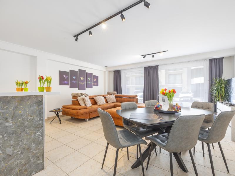 Gelijkvloers appartement voor 6 personen.