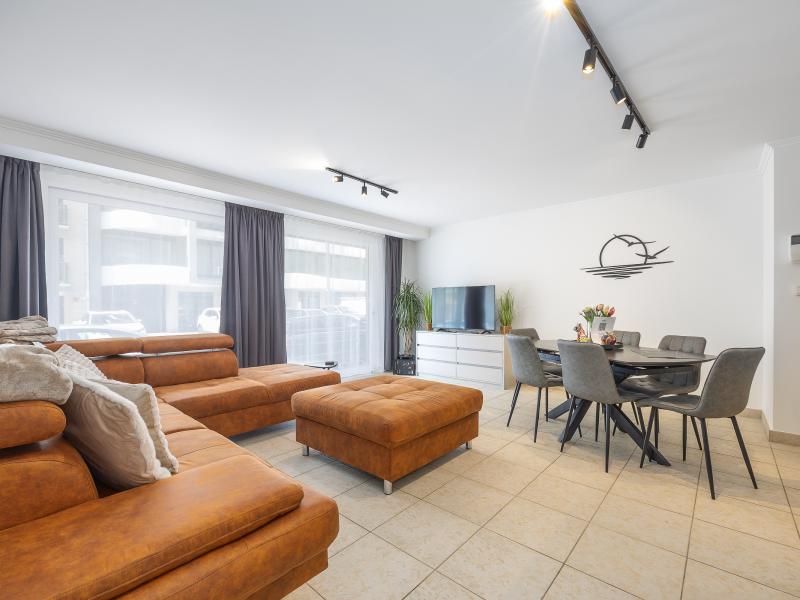 Gelijkvloers appartement voor 6 personen.