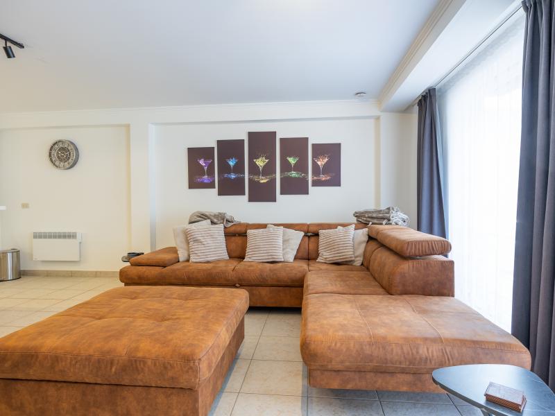 Gelijkvloers appartement voor 6 personen.