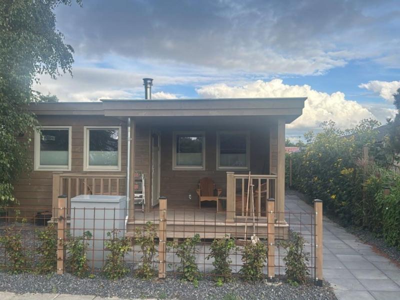 Knusse lodge met houtkachel voor 4 personen